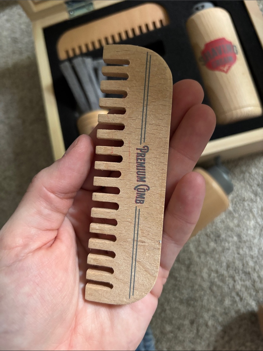 Retired Wooden Hearth & Hand Shaving Kit with extra pieces - Picture 8 of 12